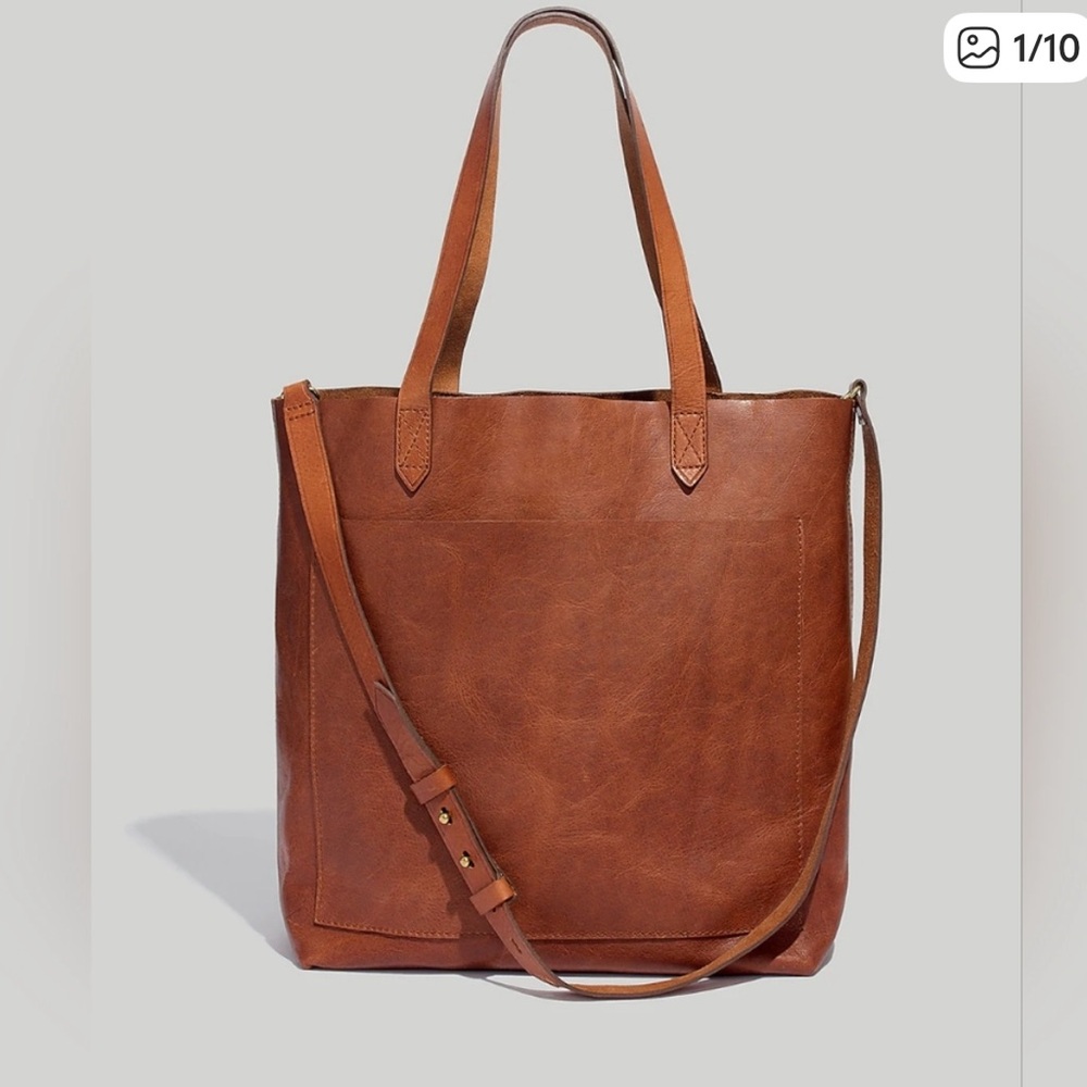 Leather Madewell Tote Bag